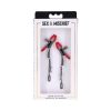 Sportsheets Sex & Mischief Ex'S & Oh'S Nipple Clamps