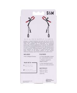 Sportsheets Sex & Mischief Ex'S & Oh'S Nipple Clamps