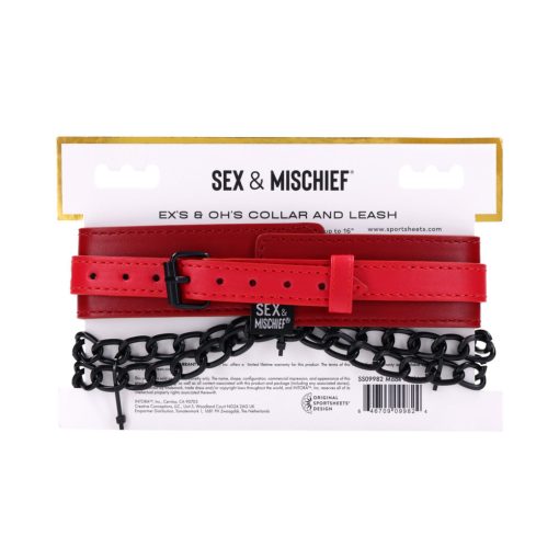 Sportsheets Sex & Mischief Ex'S & Oh'S Collar And Leash - Image 10