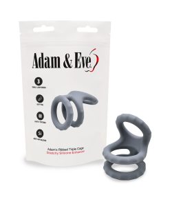 Adam & Eve Adam'S Ridged Triple Cage (Bag Packaging)
