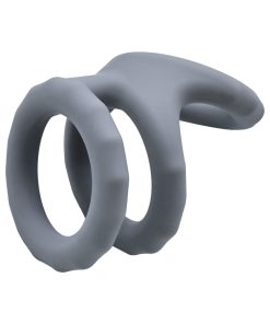 Adam & Eve Adam’s Ridged Triple Cage – Silicone Triple Cock Ring
