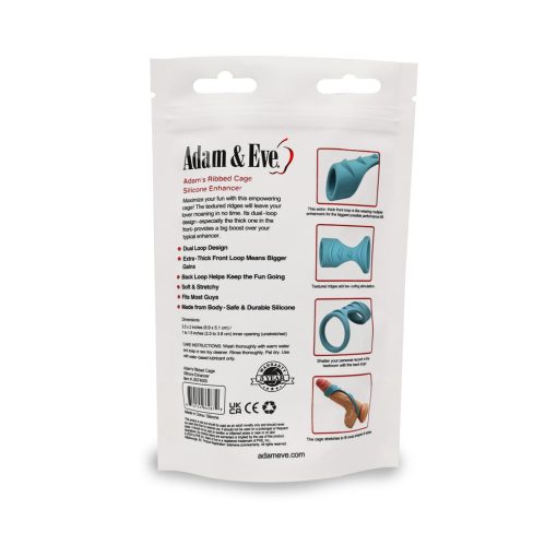 Adam & Eve Adam'S Ridged Cage (Bag Packaging) - Image 8