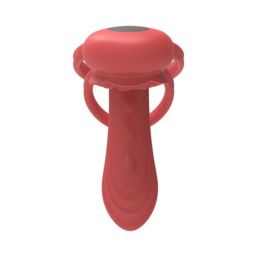 Adam & Eve Vibrating Rose Girth Enhancer Couples Triple Stimulator - Image 7