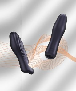 Man Wan Ryzer Penis Extender And Soft Masturbating Sleeve Black Plum