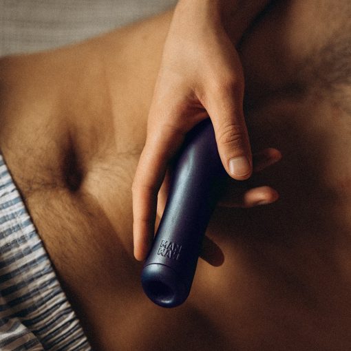 Man Wan Ryzer Penis Extender And Soft Masturbating Sleeve Black Plum - Image 6