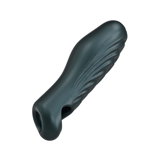 Man Wan Ryzer Penis Extender And Soft Masturbating Sleeve Pine Grey