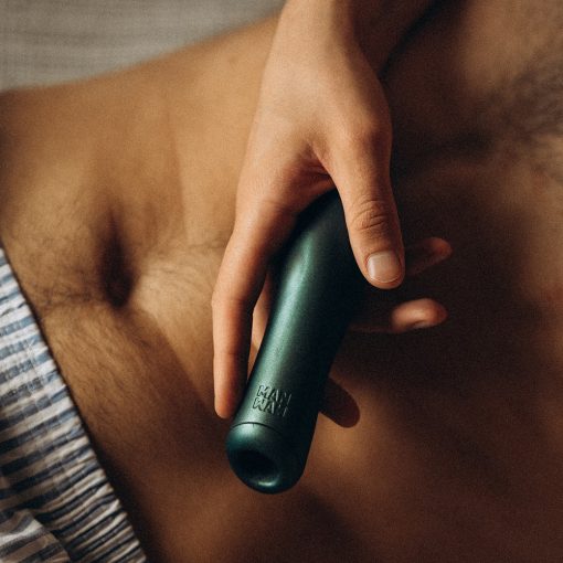 Man Wan Ryzer Penis Extender And Soft Masturbating Sleeve Pine Grey - Image 6