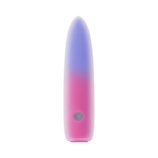 Evolved Paradise Bullet Rechargeable Dual Layer Silicone Bullet Vibrator Pink/Purple - Image 2