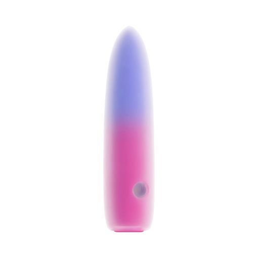 Evolved Paradise Bullet Rechargeable Dual Layer Silicone Bullet Vibrator Pink/Purple - Image 3
