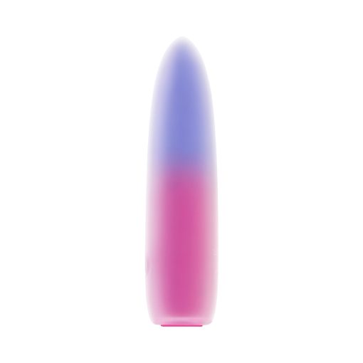 Evolved Paradise Bullet Rechargeable Dual Layer Silicone Bullet Vibrator Pink/Purple - Image 4
