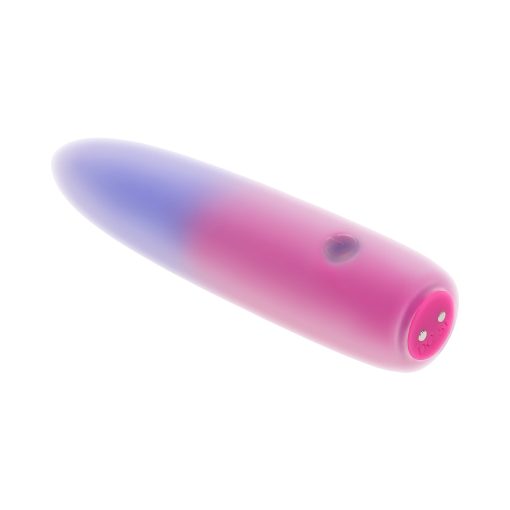 Evolved Paradise Bullet Rechargeable Dual Layer Silicone Bullet Vibrator Pink/Purple - Image 7
