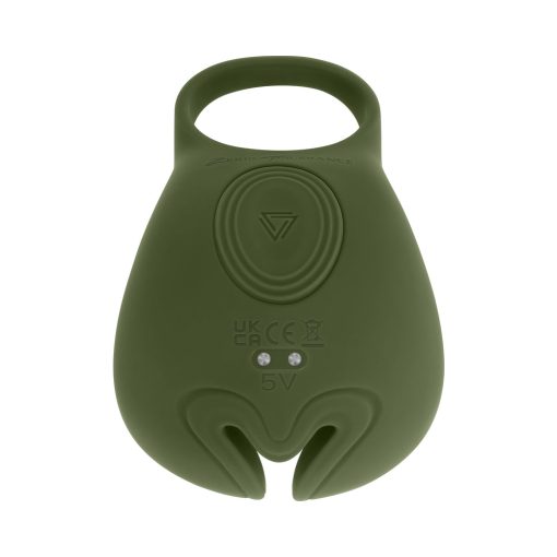 Zero Tolerance Nutty Buddy Rechargeable Cock Ring Stimulator Silicone Green - Image 2