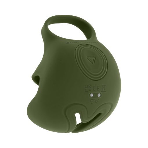 Zero Tolerance Nutty Buddy Rechargeable Cock Ring Stimulator Silicone Green - Image 3