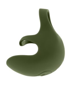 Zero Tolerance Nutty Buddy Rechargeable Cock Ring Stimulator Silicone Green