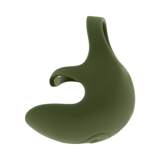 Zero Tolerance Nutty Buddy Rechargeable Cock Ring Stimulator Silicone Green - Image 4