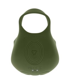 Zero Tolerance Nutty Buddy Rechargeable Cock Ring Stimulator Silicone Green