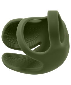 Zero Tolerance Nutty Buddy Rechargeable Cock Ring Stimulator Silicone Green