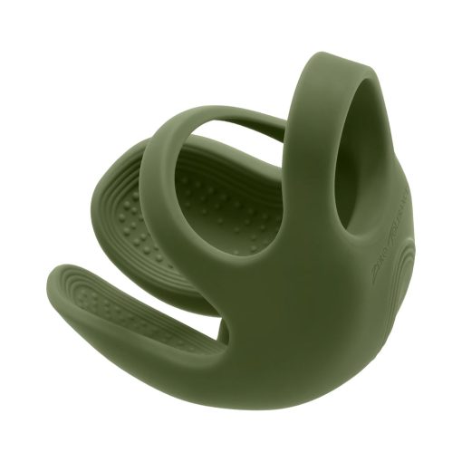 Zero Tolerance Nutty Buddy Rechargeable Cock Ring Stimulator Silicone Green - Image 11