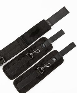 Sei Mio Spread The Love Ankle Spreader Bar With Wrist Cuffs