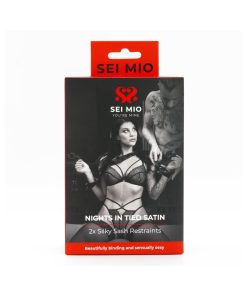 Sei Mio Nights In Tied Satin 2 X Silk Sash Restraints