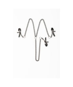 Sei Mio Triple Tease Adjustable Nipple And Clit Clamp Set