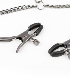 Sei Mio Twin Tweaks Velvet Collar With Nipple Clamps