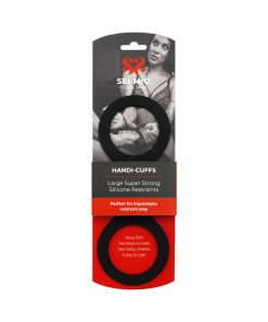 Sei Mio Handi-Cuffs Large Super Strong Silicone Restraint Cuffs