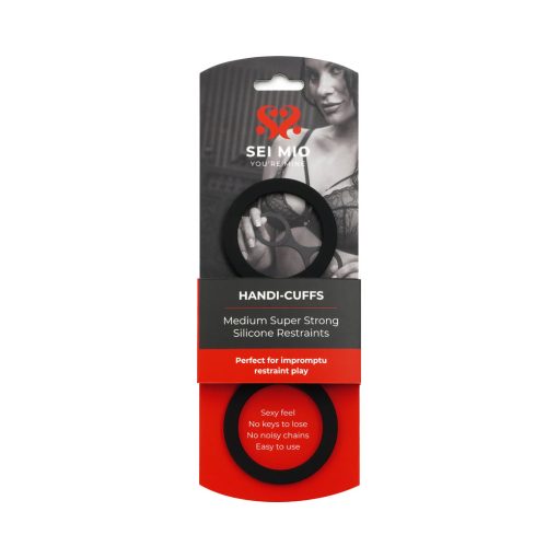 Sei Mio Handi-Cuffs Medium Super Strong Silicone Restraint Cuffs