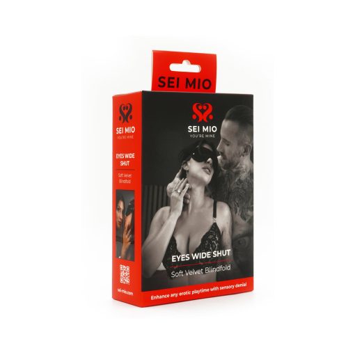 Sei Mio Eyes Wide Shut Soft Velvet Blindfold
