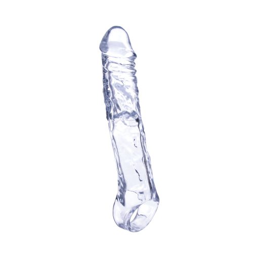 Magic Penis Extender & Ball Strap 7.5 In. Clear - Image 4