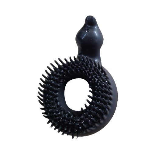 Nasstoys Enhancer Dual Love Rings Black Silicone - Image 3