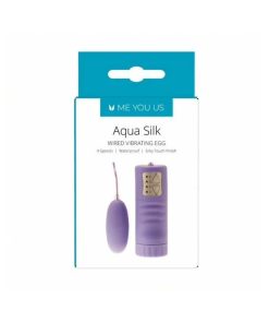 Me You Us Aqua Silk Wired Vibrating Bullet Violet