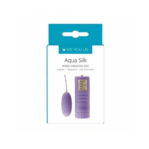 Me You Us Aqua Silk Wired Vibrating Bullet Violet - Image 3