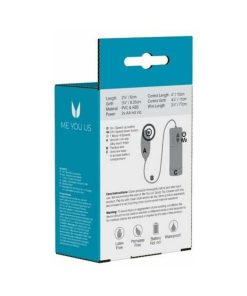 Me You Us Aqua Silk Wired Vibrating Bullet Violet
