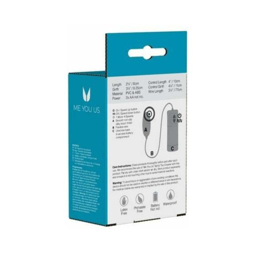 Me You Us Aqua Silk Wired Vibrating Bullet Violet - Image 4