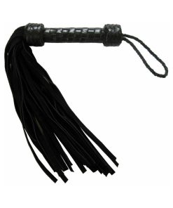 Short Suede Flogger Black