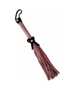 Love Knot Mini Flogger Pink With Black Bow