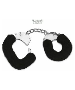 Me You Us Furry Handcuffs Black