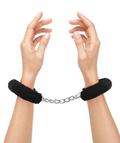 Me You Us Furry Handcuffs Black
