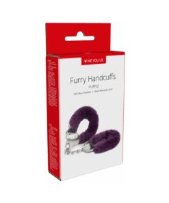 Me You Us Furry Handcuffs Purple