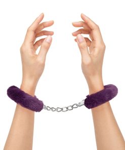 Me You Us Furry Handcuffs Purple