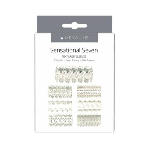 Me You Us Sensational Seven Textured Sleeves 7-Piece Set - Image 3