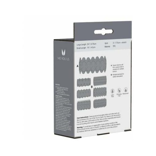 Me You Us Sensational Seven Textured Sleeves 7-Piece Set - Image 4