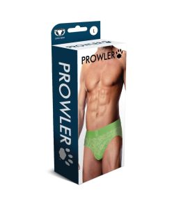Prowler Lace Open Back Brief Neon Green L