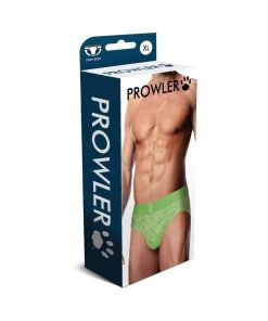 Prowler Lace Open Back Brief Neon Green Xl
