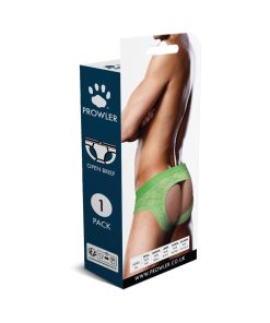 Prowler Lace Open Back Brief Neon Green 2Xl