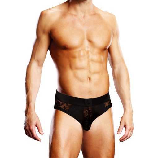 Prowler Lace Open Brief Black L - Image 2