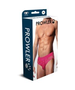 Prowler Lace Open Back Brief Pink M