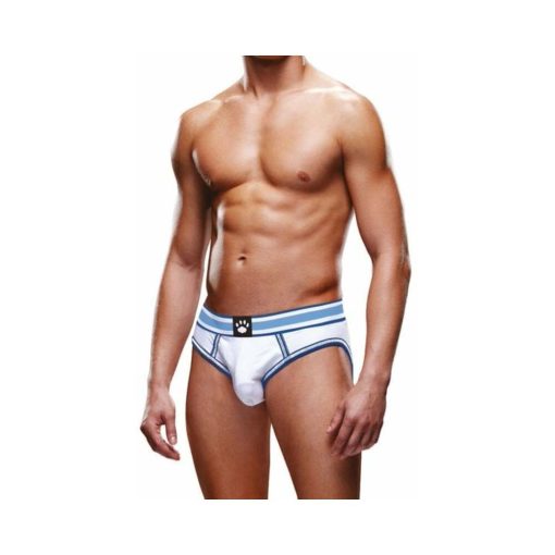 Prowler Open Brief White/Blue S - Image 2