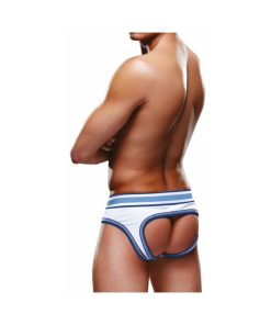 Prowler Open Brief White/Blue Xl